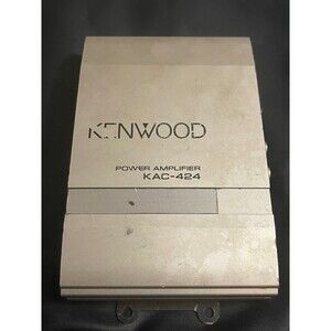 Kenwood KAC-424 2 Channel Stereo‎ Power Amplifier Amp Tested